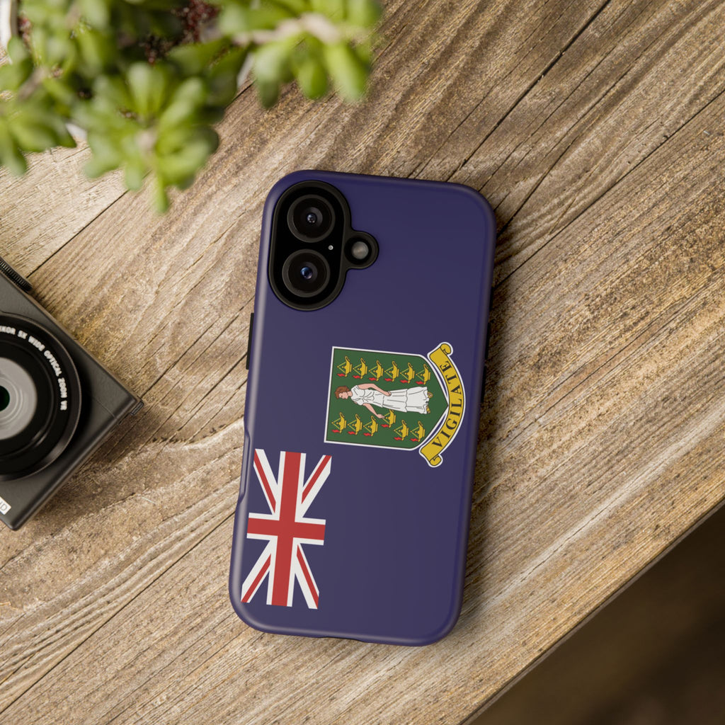 British Virgin Islands Flag Tough Phone Case - Irie Blues Boutique