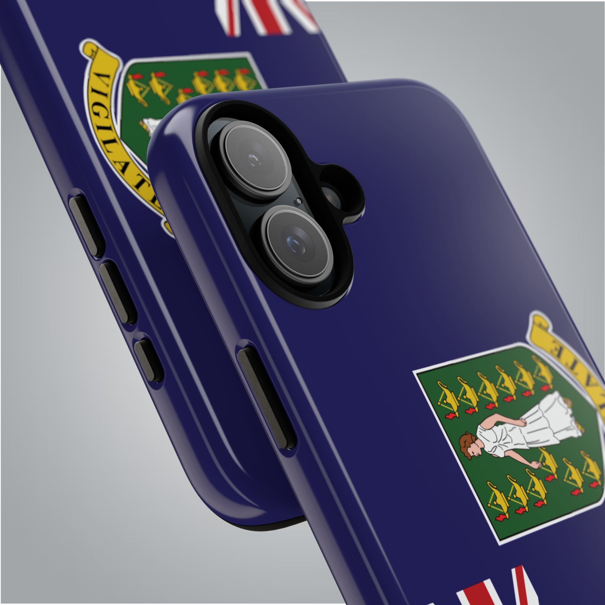 British Virgin Islands Flag Tough Phone Case - Irie Blues Boutique