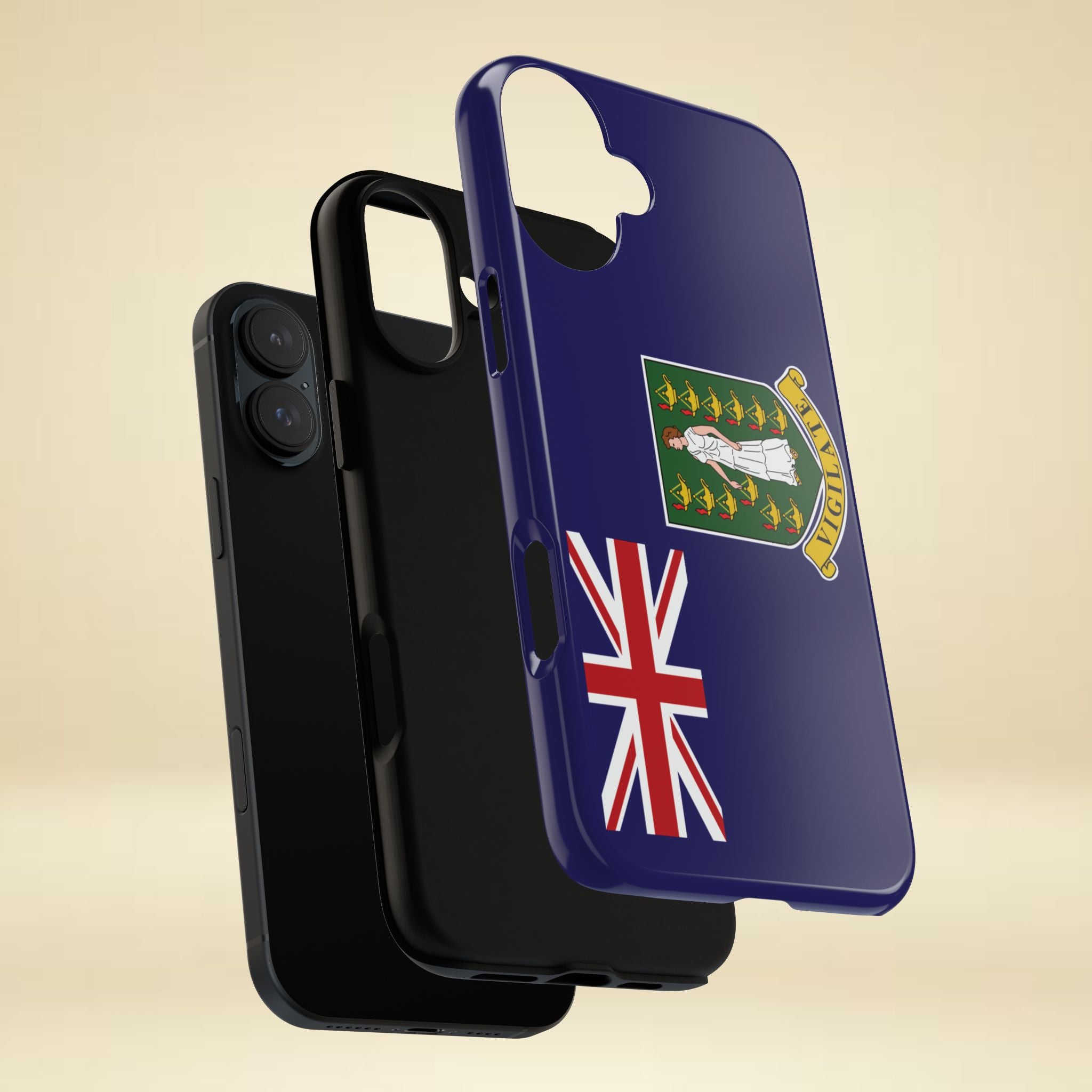 British Virgin Islands Flag Tough Phone Case - Irie Blues Boutique