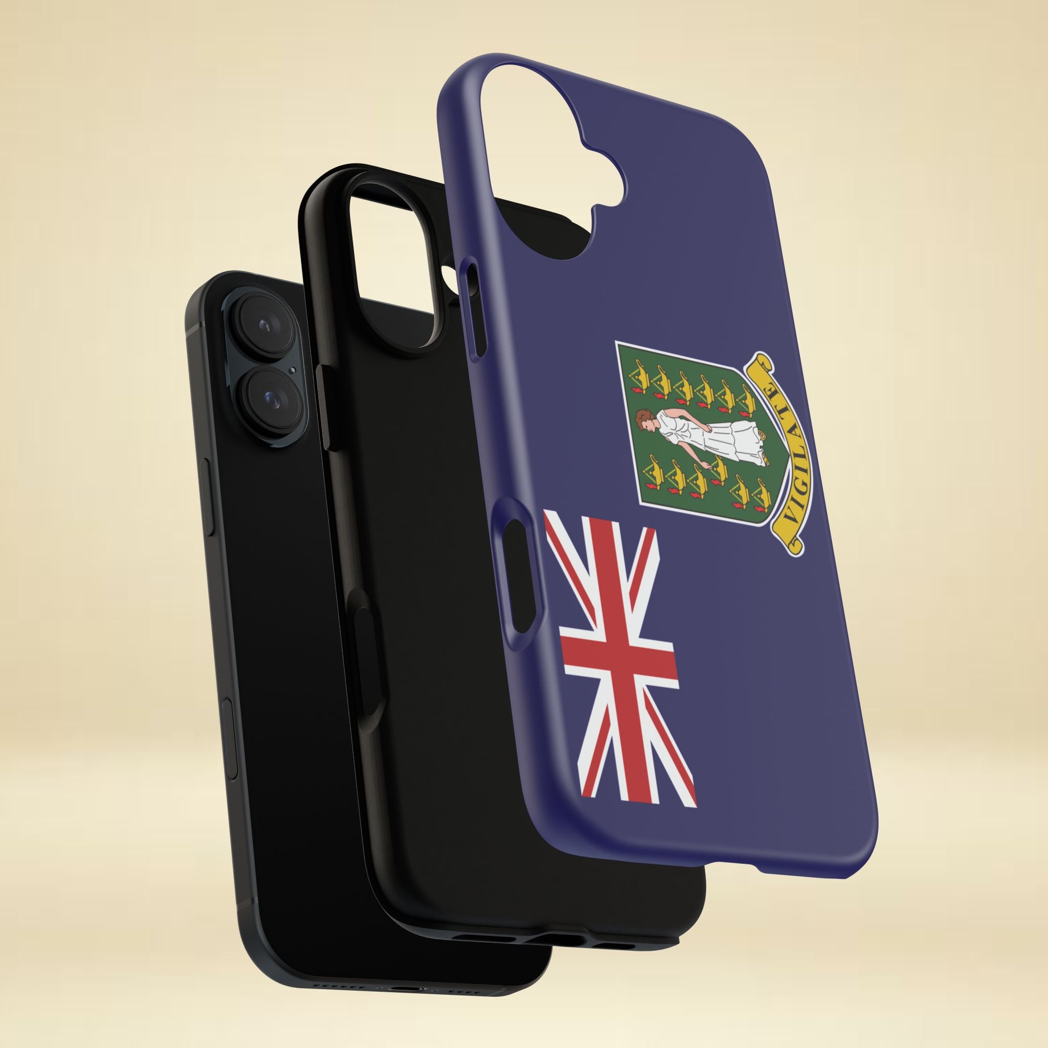 British Virgin Islands Flag Tough Phone Case - Irie Blues Boutique