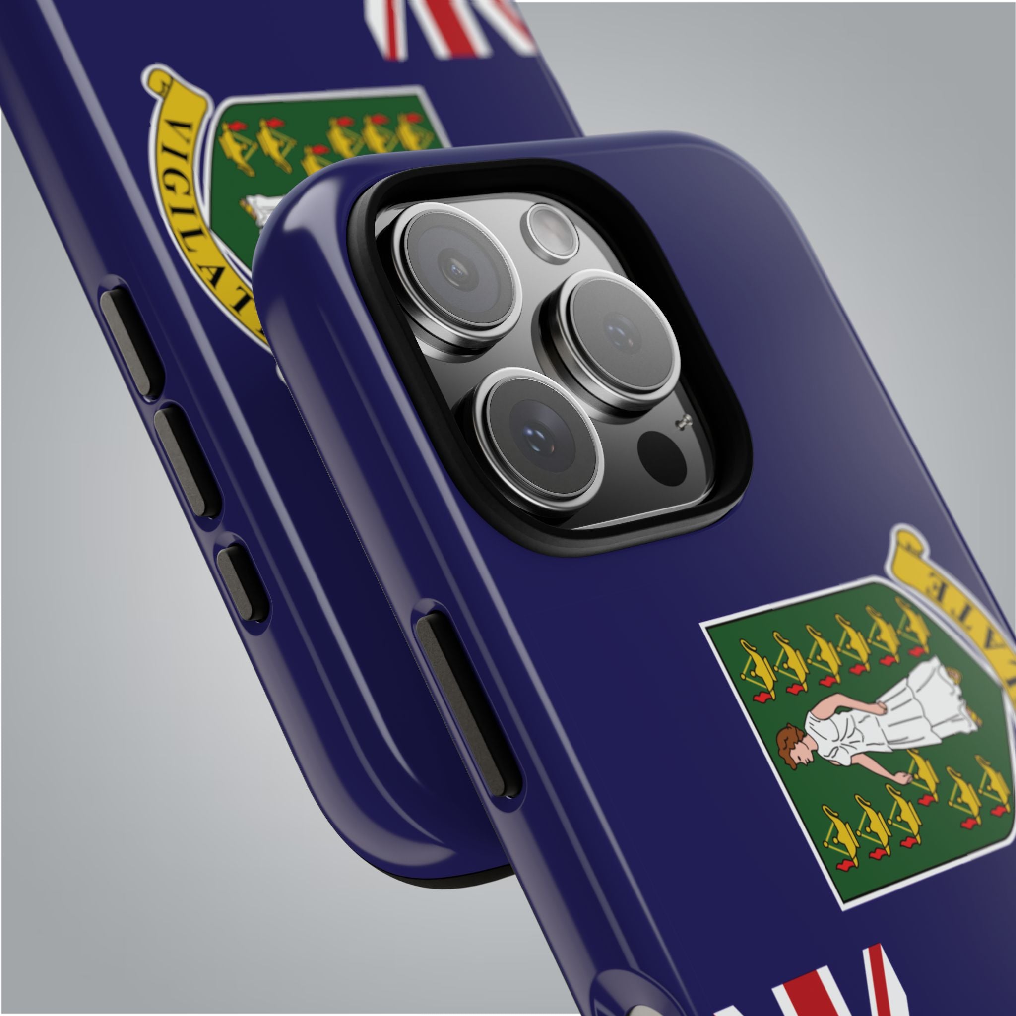 British Virgin Islands Flag Tough Phone Case - Irie Blues Boutique