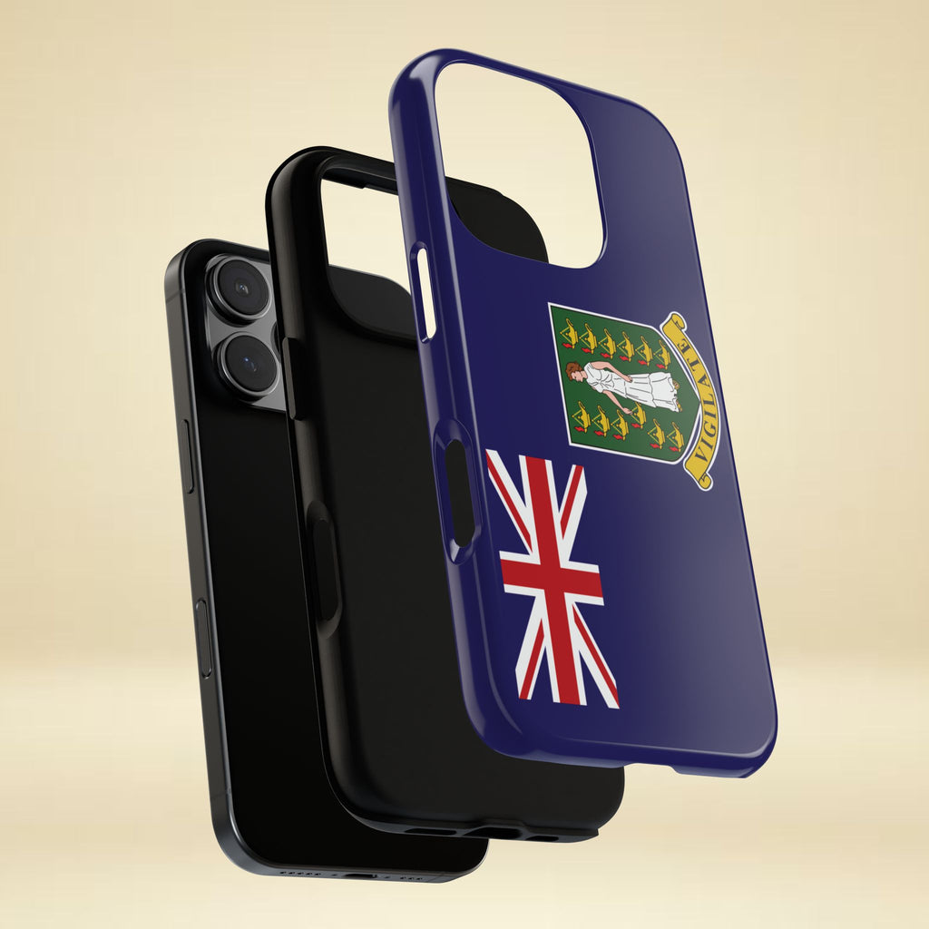 British Virgin Islands Flag Tough Phone Case - Irie Blues Boutique
