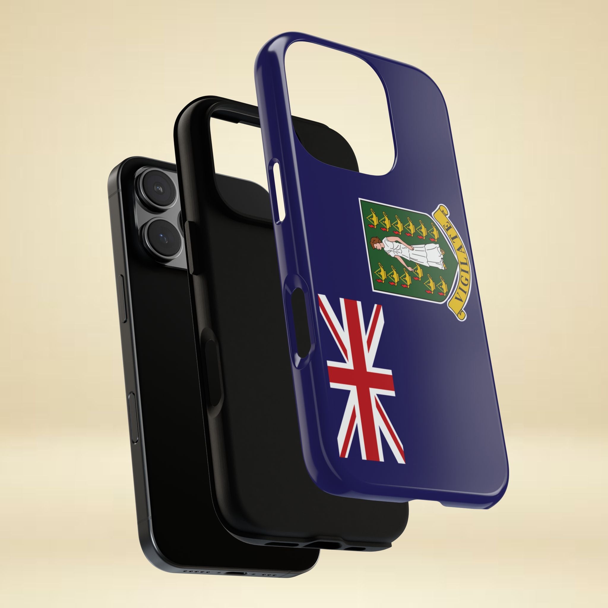 British Virgin Islands Flag Tough Phone Case - Irie Blues Boutique
