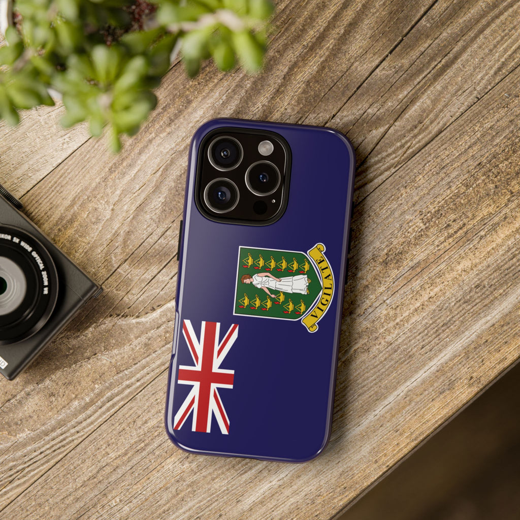 British Virgin Islands Flag Tough Phone Case - Irie Blues Boutique