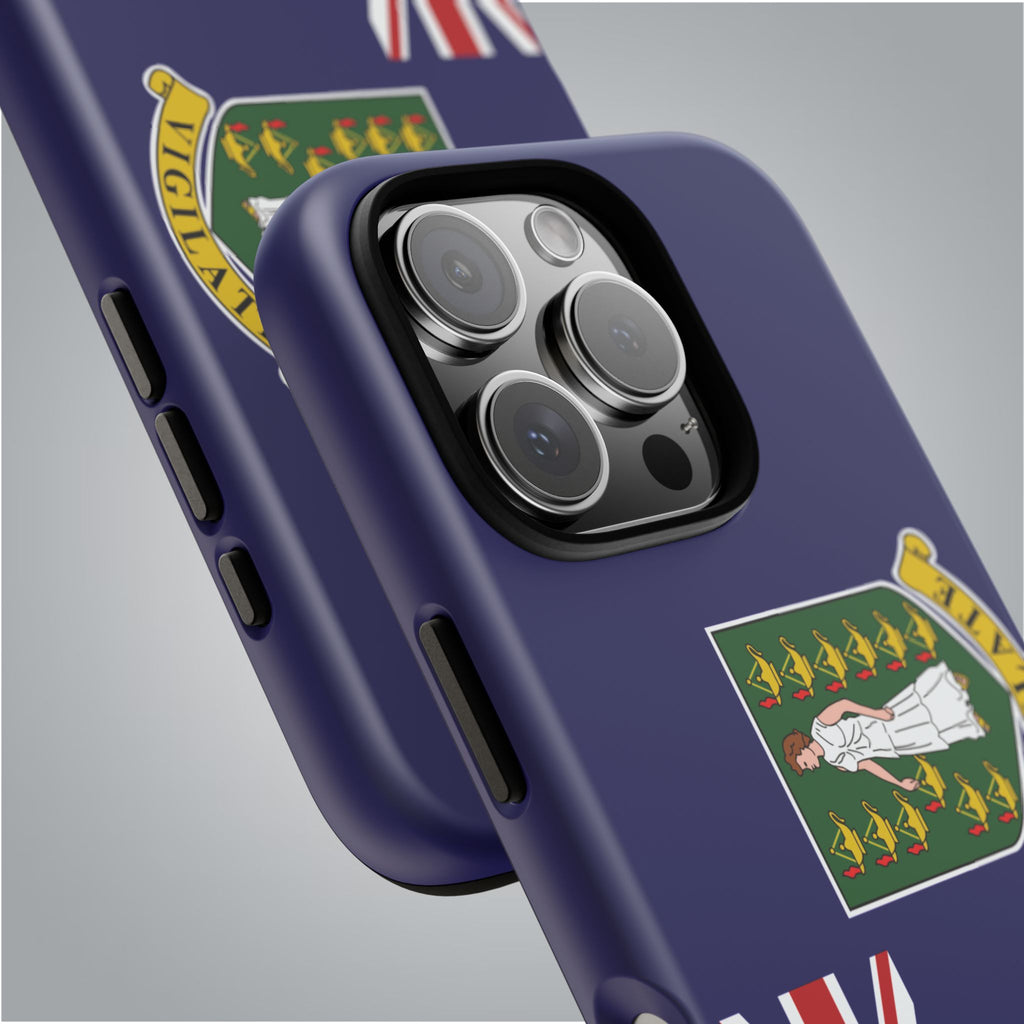 British Virgin Islands Flag Tough Phone Case - Irie Blues Boutique