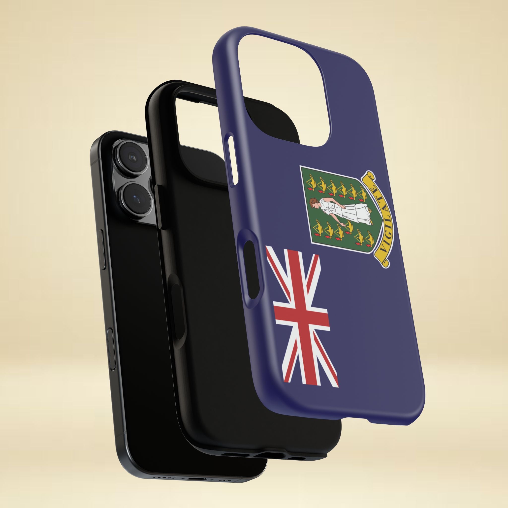 British Virgin Islands Flag Tough Phone Case - Irie Blues Boutique