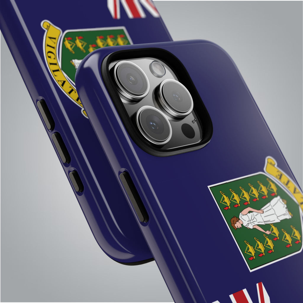 British Virgin Islands Flag Tough Phone Case - Irie Blues Boutique