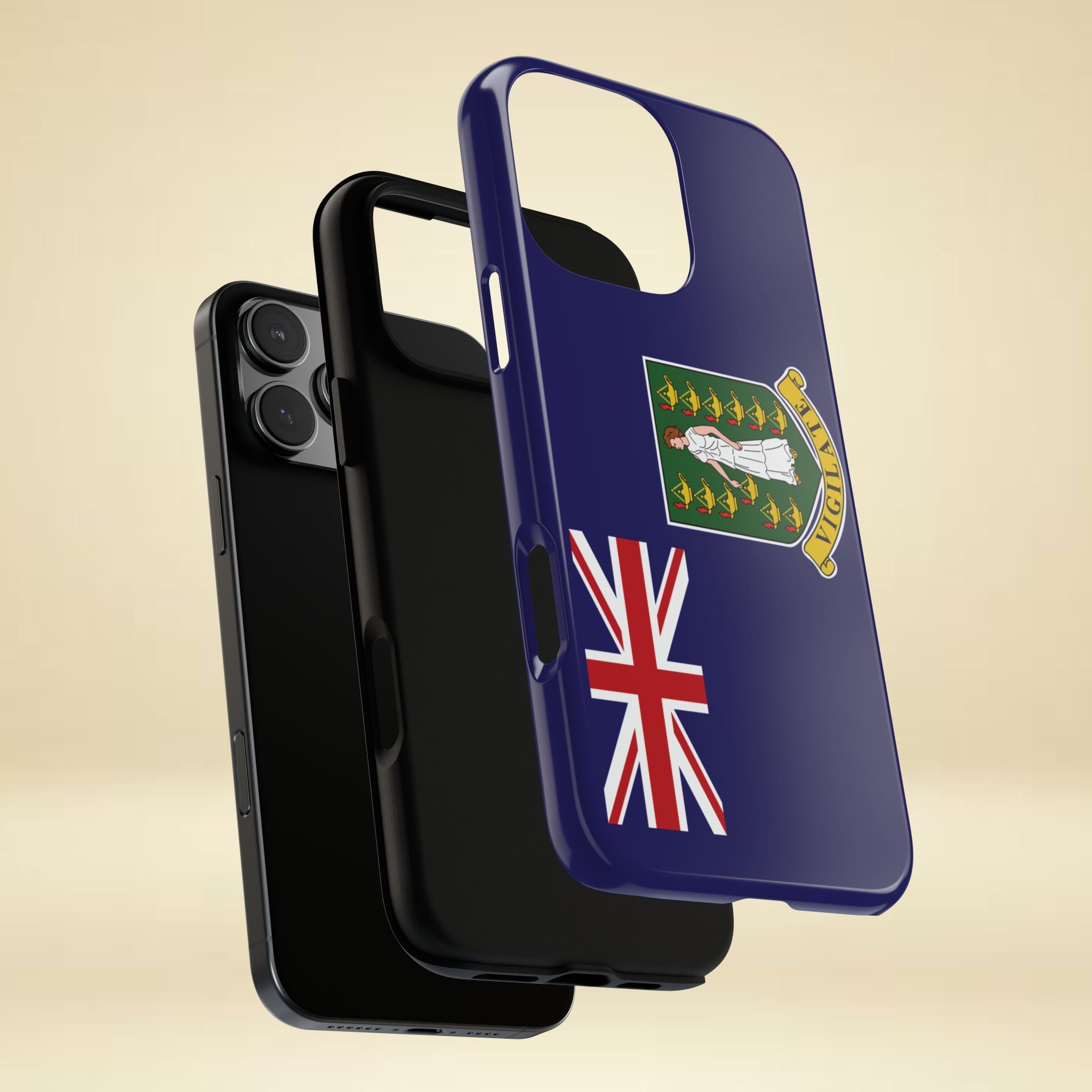 British Virgin Islands Flag Tough Phone Case - Irie Blues Boutique