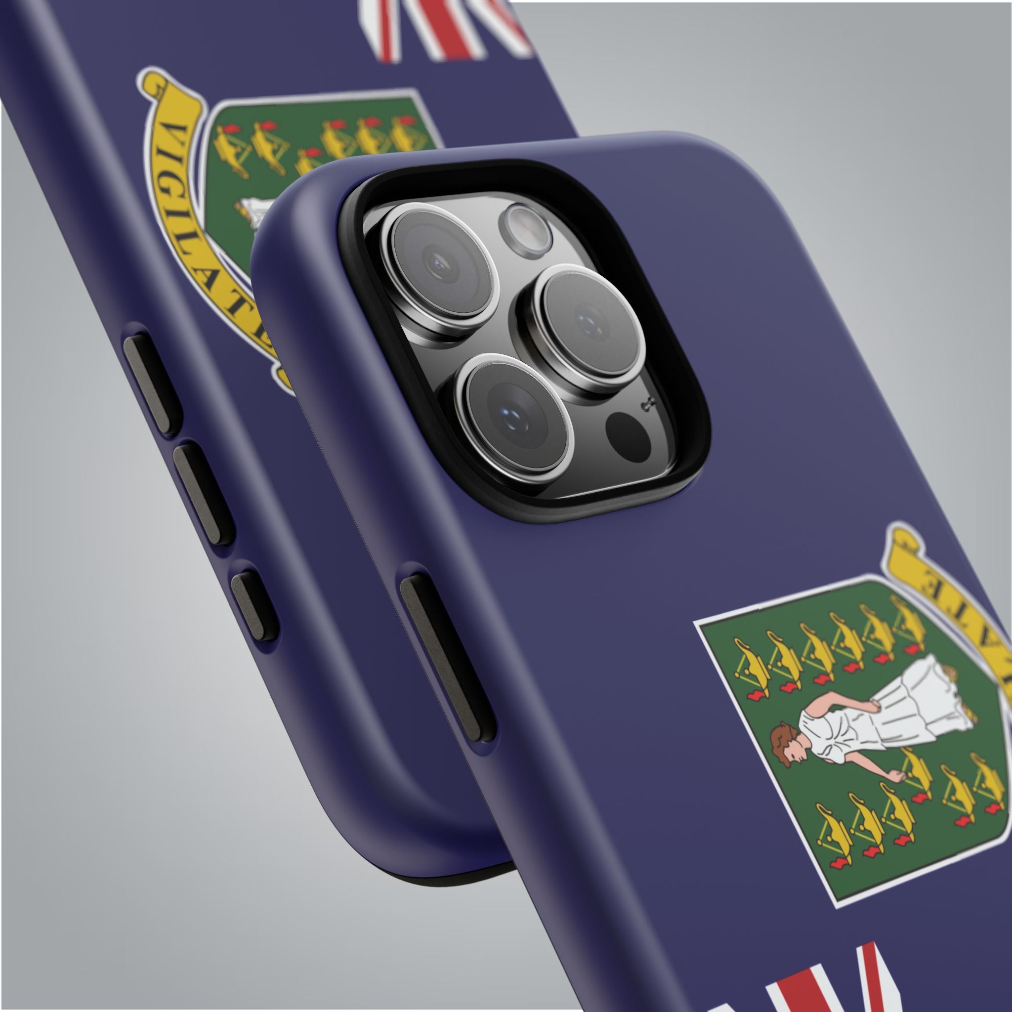 British Virgin Islands Flag Tough Phone Case - Irie Blues Boutique