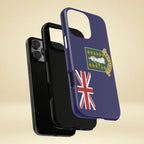British Virgin Islands Flag Tough Phone Case - Irie Blues Boutique
