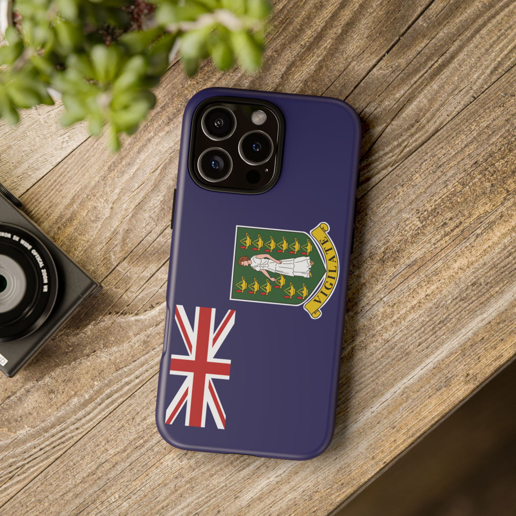 British Virgin Islands Flag Tough Phone Case - Irie Blues Boutique