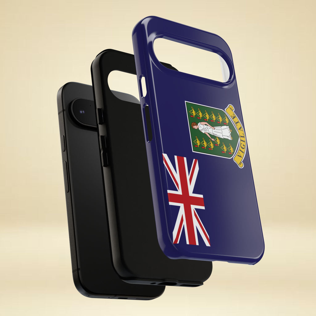 British Virgin Islands Flag Tough Phone Case - Irie Blues Boutique
