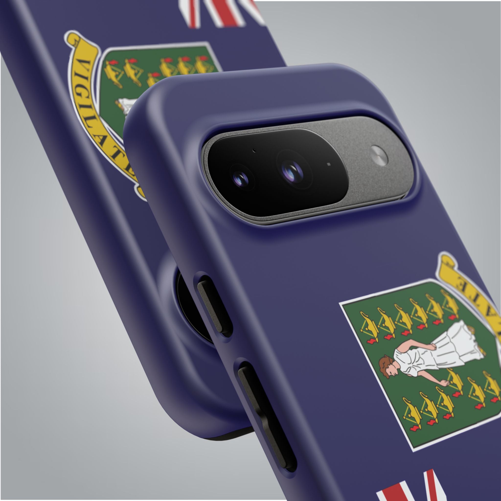 British Virgin Islands Flag Tough Phone Case - Irie Blues Boutique