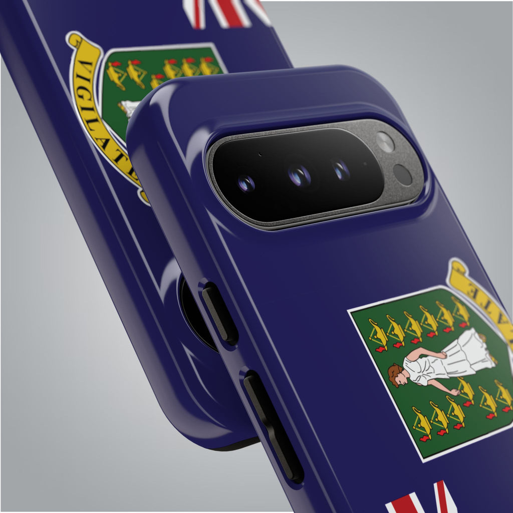 British Virgin Islands Flag Tough Phone Case - Irie Blues Boutique