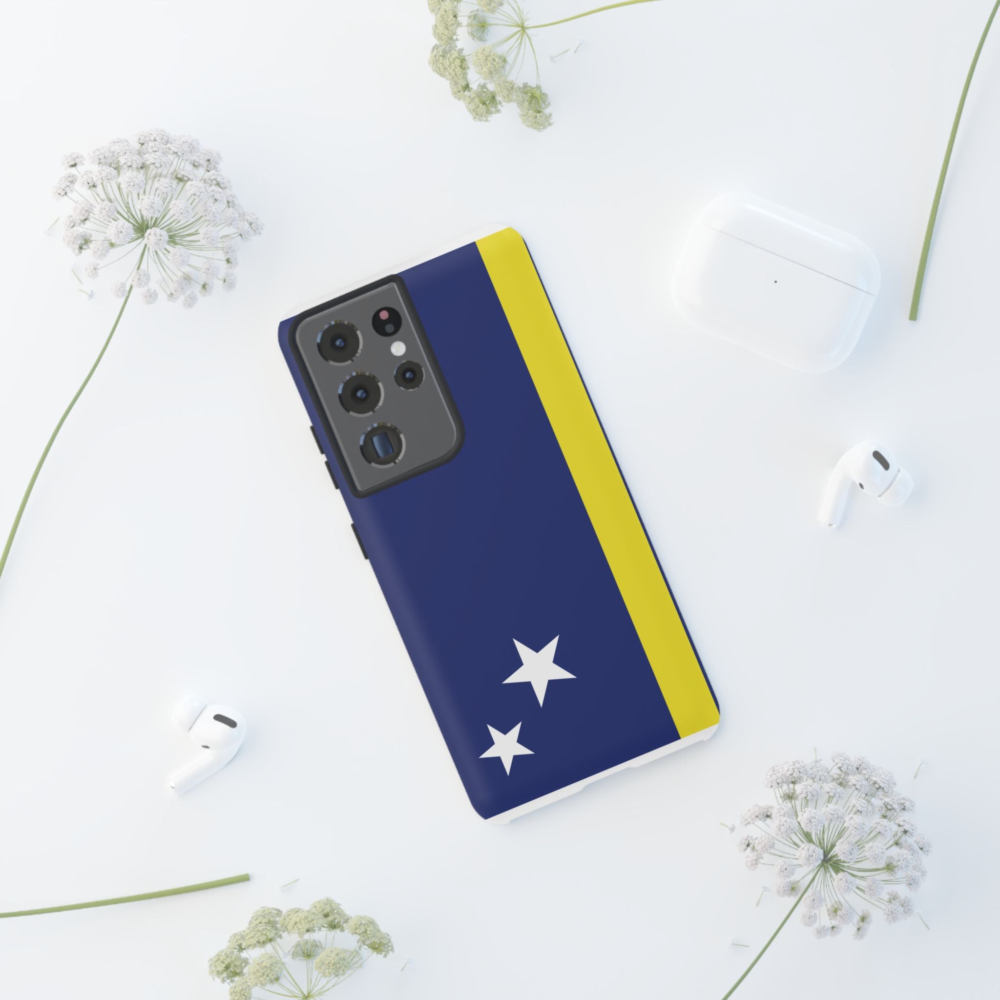 Curaçao Flag Tough Phone Case - Irie Blues Boutique