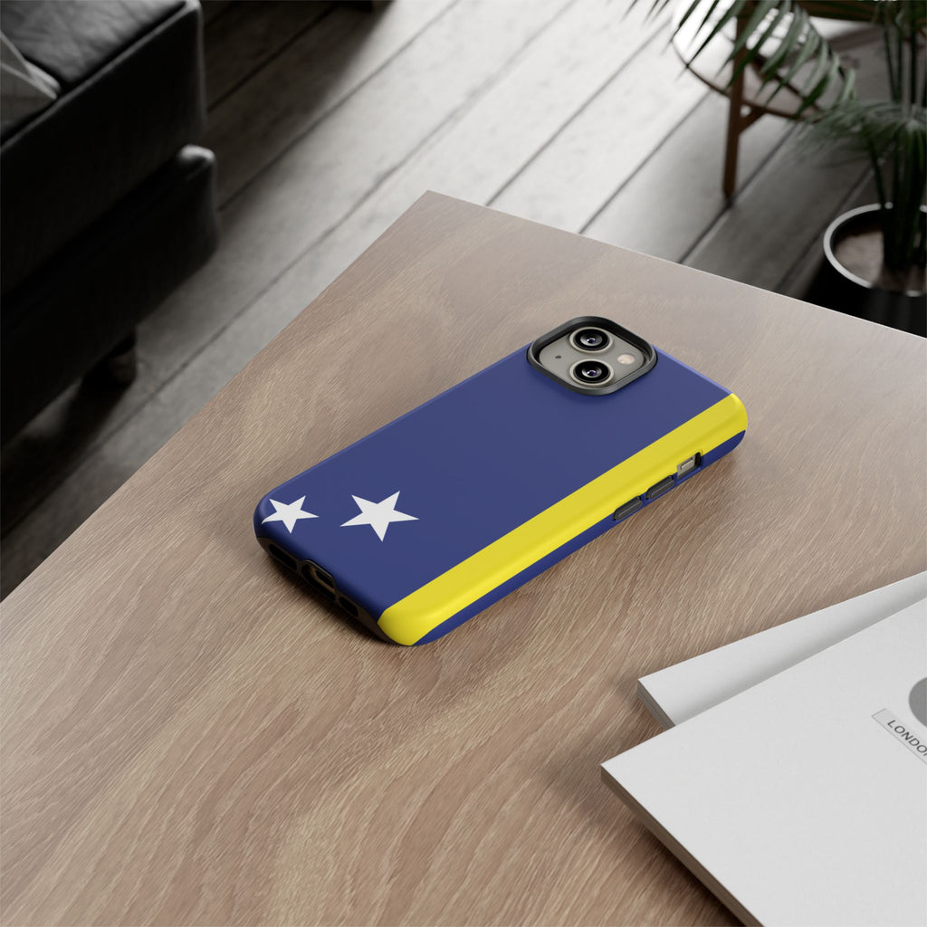 Curaçao Flag Tough Phone Case - Irie Blues Boutique