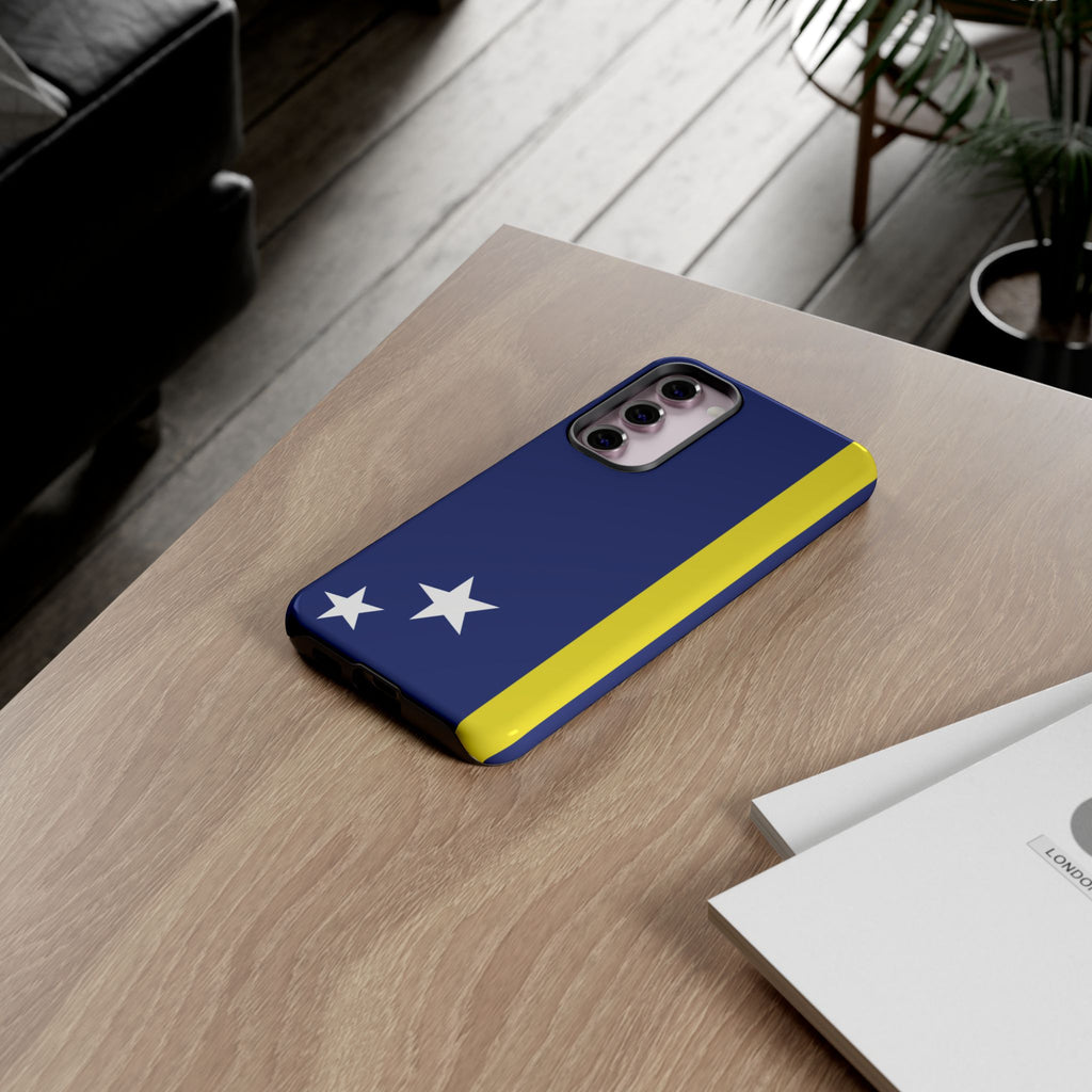 Curaçao Flag Tough Phone Case - Irie Blues Boutique
