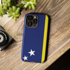Curaçao Flag Tough Phone Case - Irie Blues Boutique
