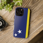 Curaçao Flag Tough Phone Case - Irie Blues Boutique