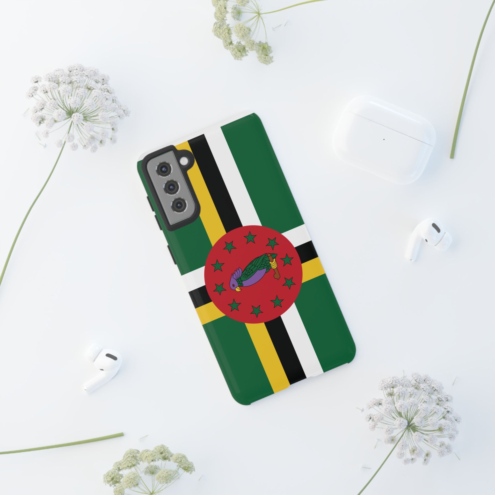 Dominica Flag Tough Phone Case - Irie Blues Boutique