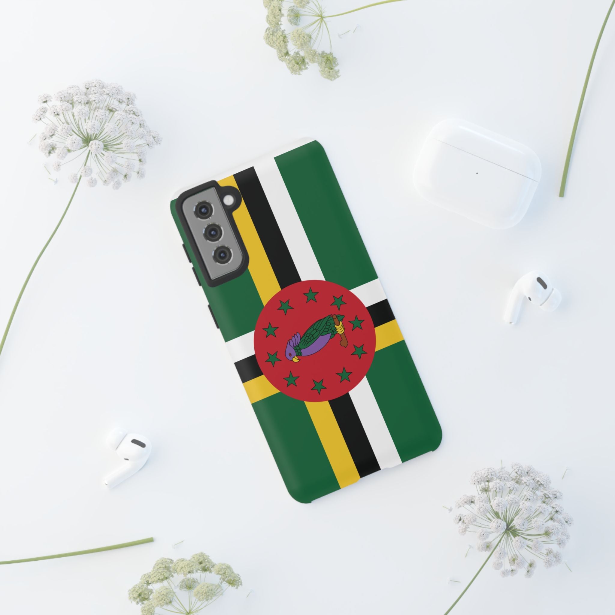 Dominica Flag Tough Phone Case - Irie Blues Boutique