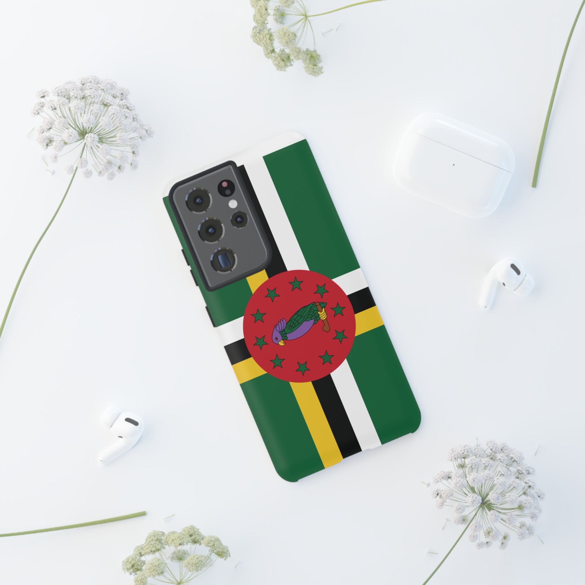 Dominica Flag Tough Phone Case - Irie Blues Boutique