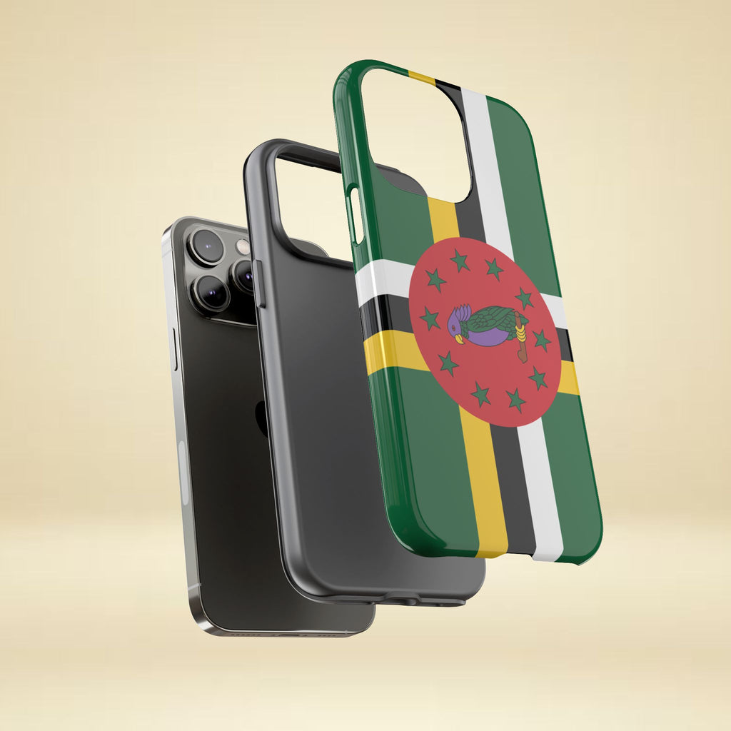 Dominica Flag Tough Phone Case - Irie Blues Boutique