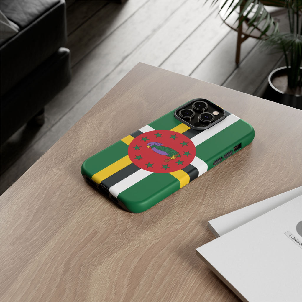 Dominica Flag Tough Phone Case - Irie Blues Boutique