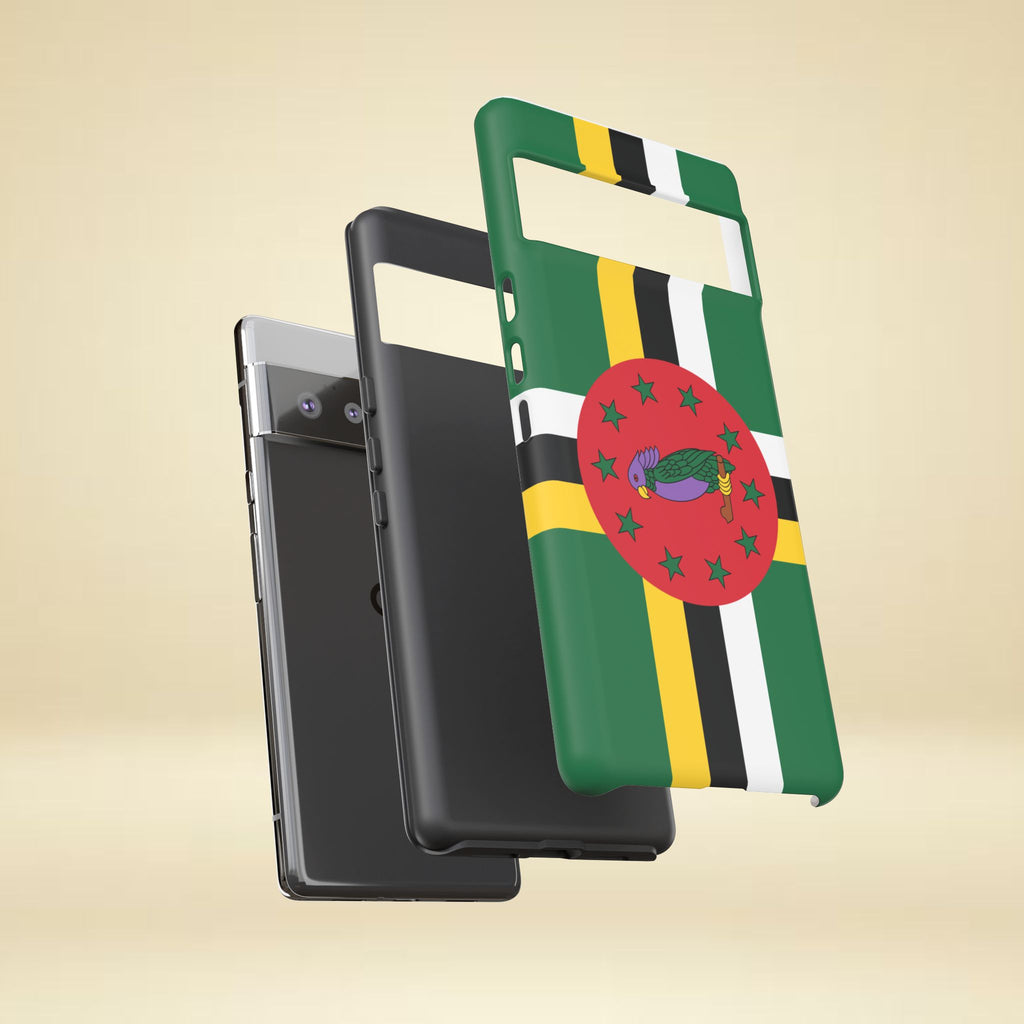 Dominica Flag Tough Phone Case - Irie Blues Boutique