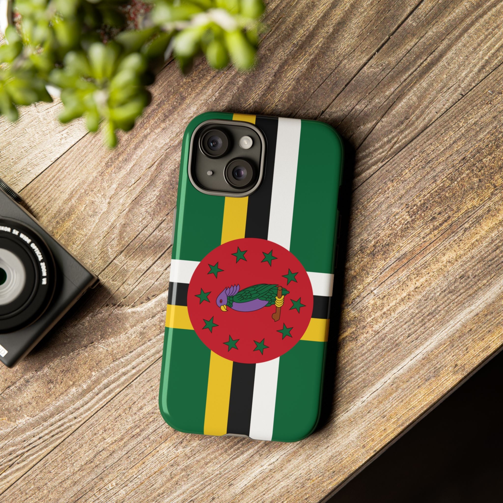 Dominica Flag Tough Phone Case - Irie Blues Boutique