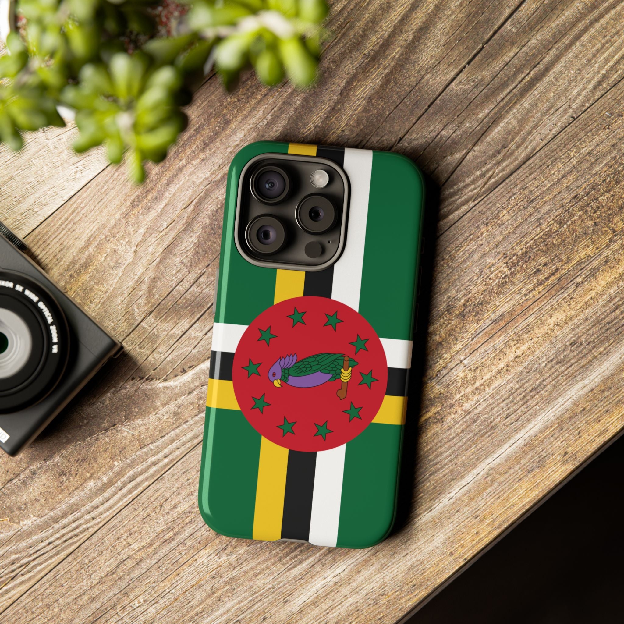 Dominica Flag Tough Phone Case - Irie Blues Boutique