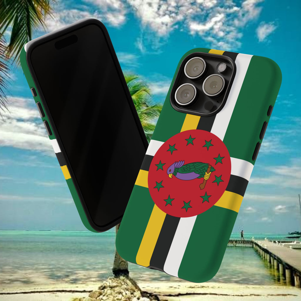 Dominica Flag Tough Phone Case - Irie Blues Boutique