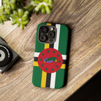 Dominica Flag Tough Phone Case - Irie Blues Boutique