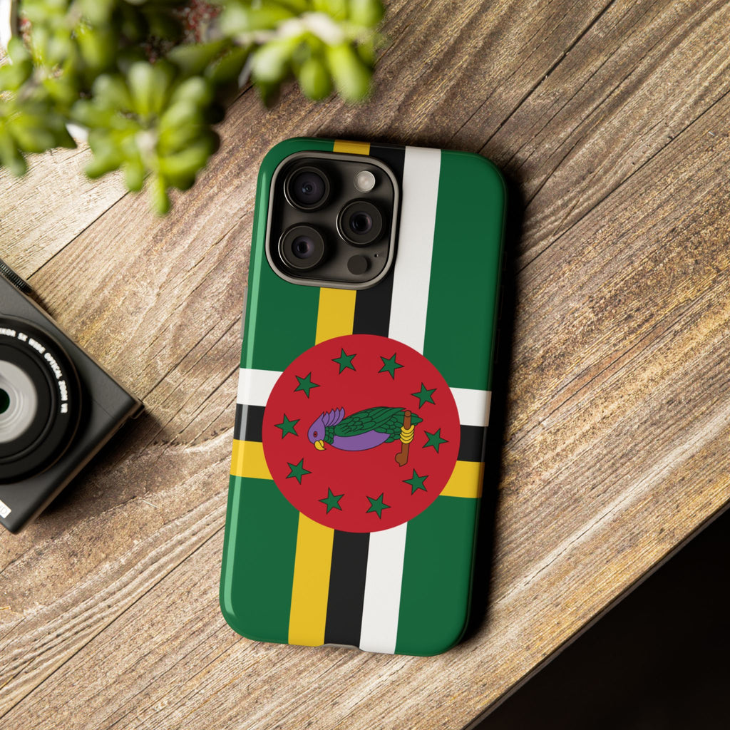 Dominica Flag Tough Phone Case - Irie Blues Boutique