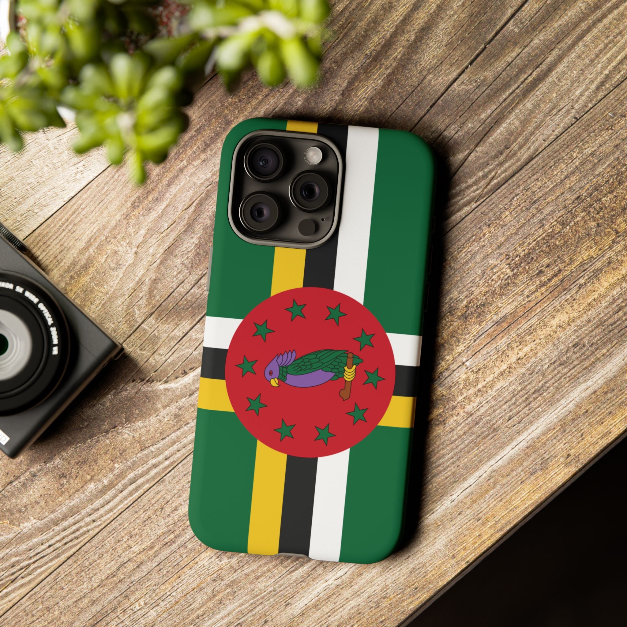 Dominica Flag Tough Phone Case - Irie Blues Boutique