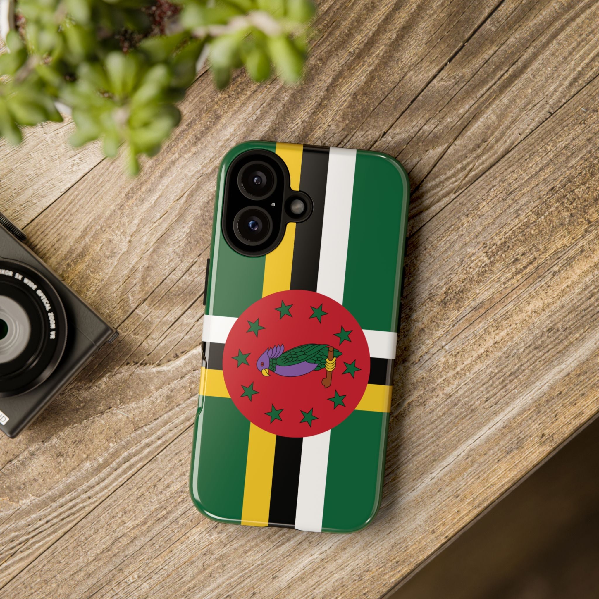 Dominica Flag Tough Phone Case - Irie Blues Boutique