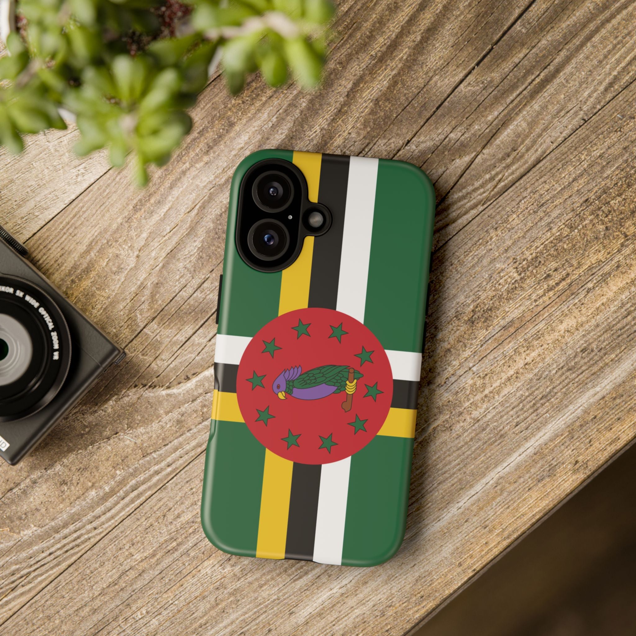 Dominica Flag Tough Phone Case - Irie Blues Boutique