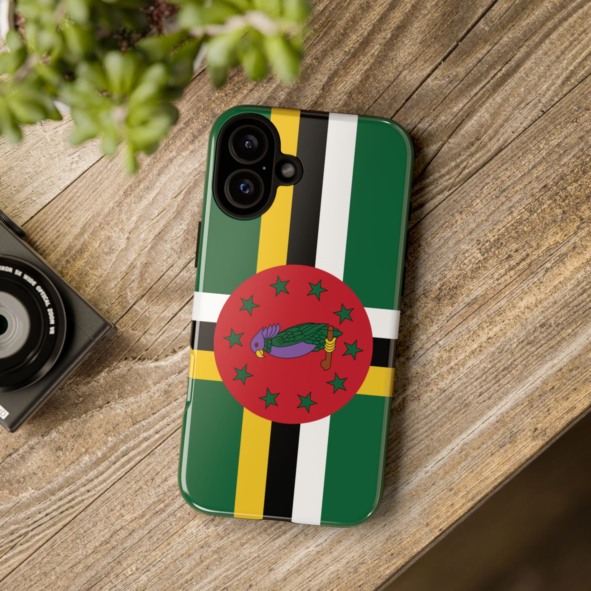 Dominica Flag Tough Phone Case - Irie Blues Boutique