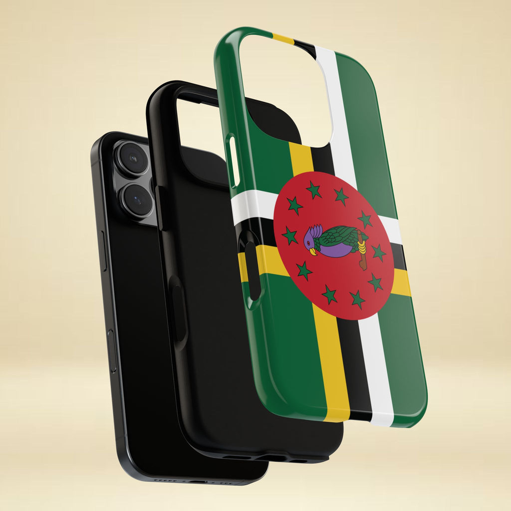 Dominica Flag Tough Phone Case - Irie Blues Boutique