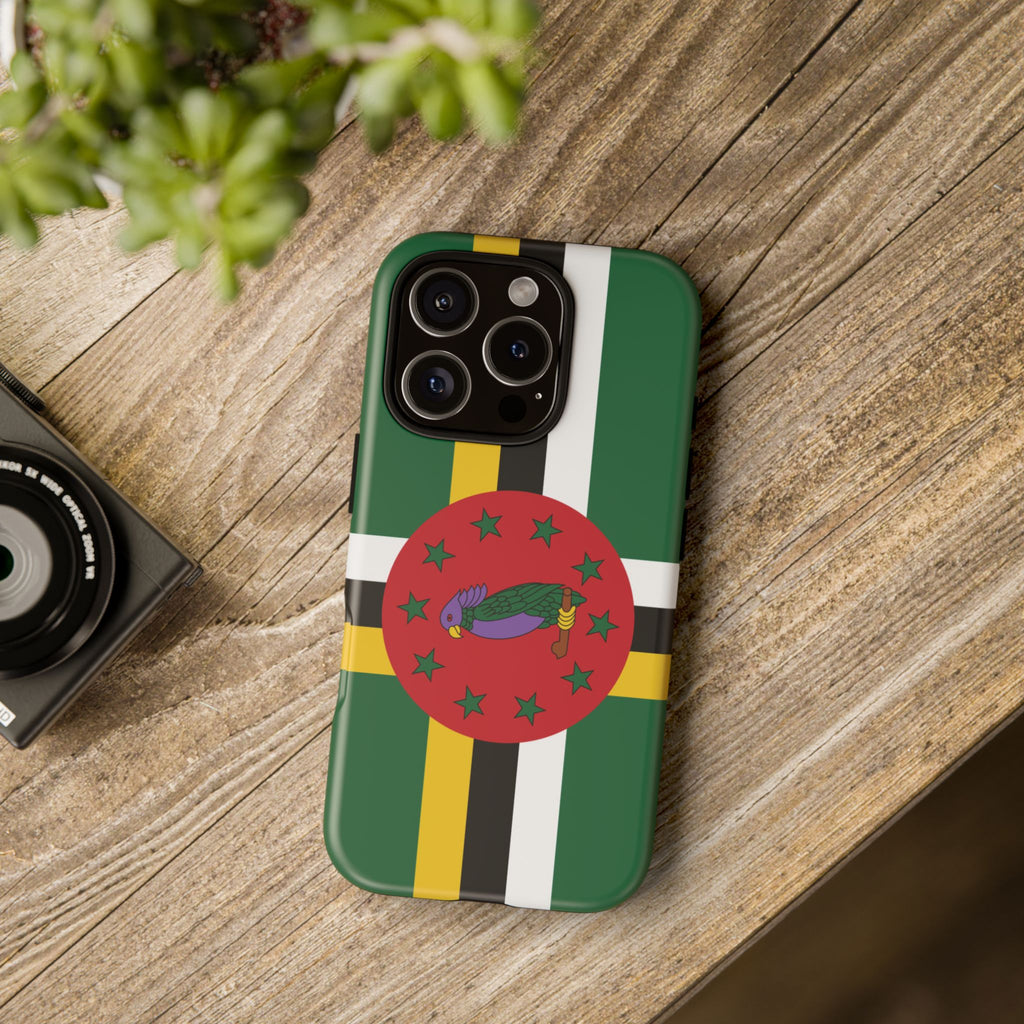 Dominica Flag Tough Phone Case - Irie Blues Boutique