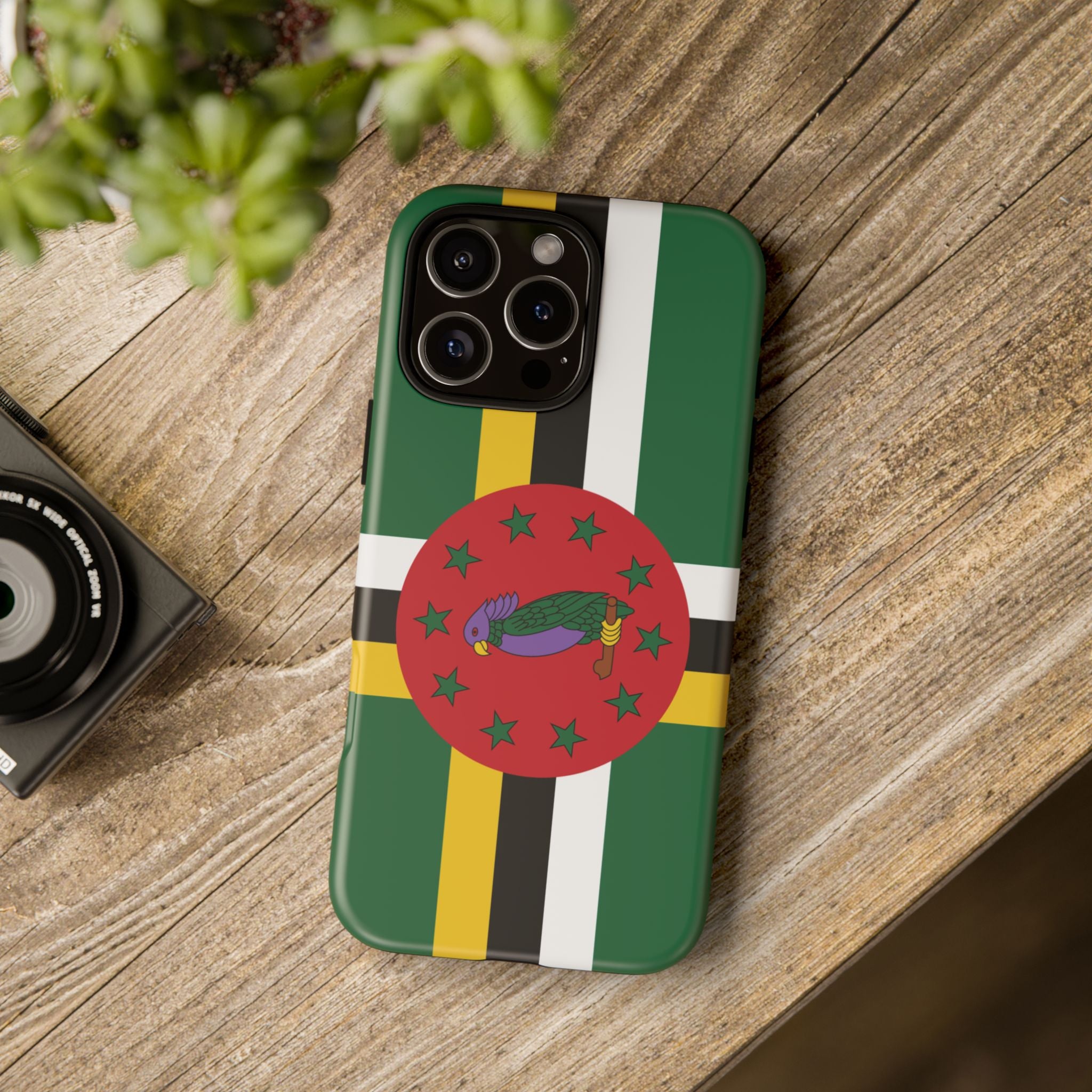Dominica Flag Tough Phone Case - Irie Blues Boutique