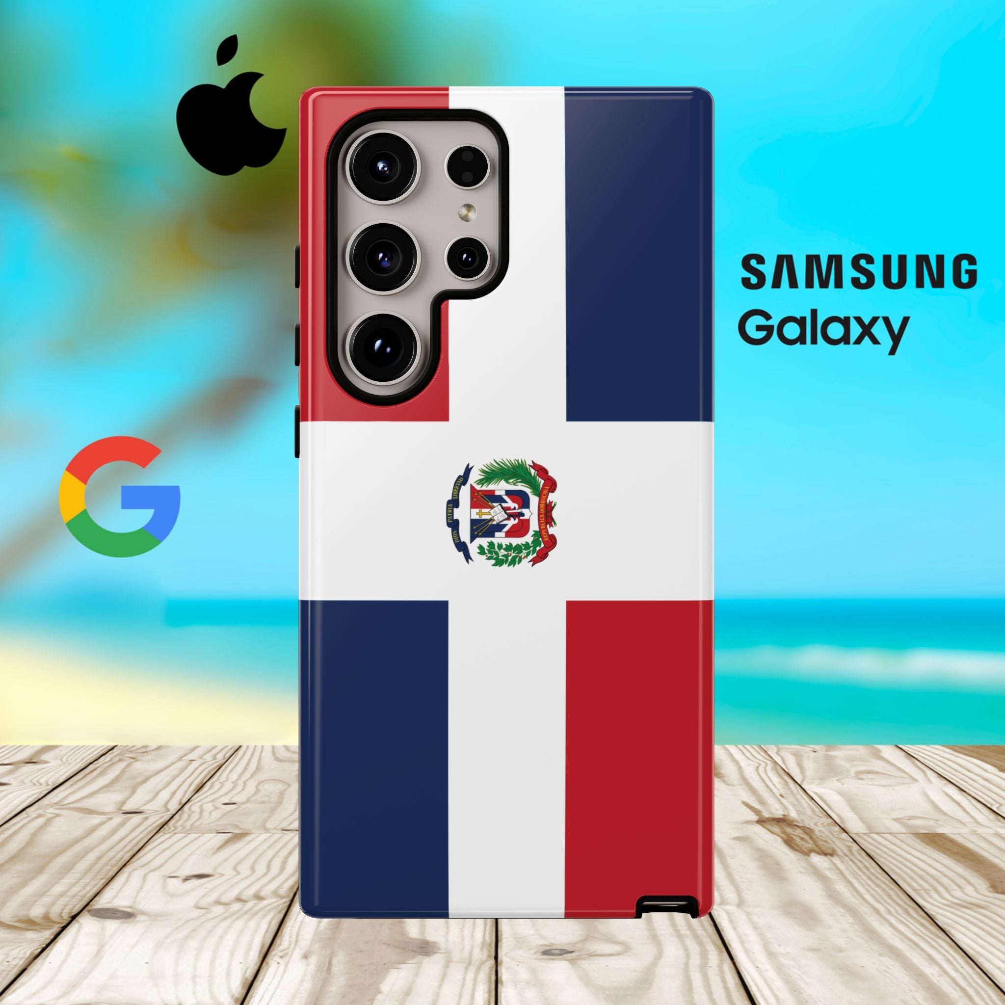 Dominican Republic Tough Phone Case - Irie Blues Boutique