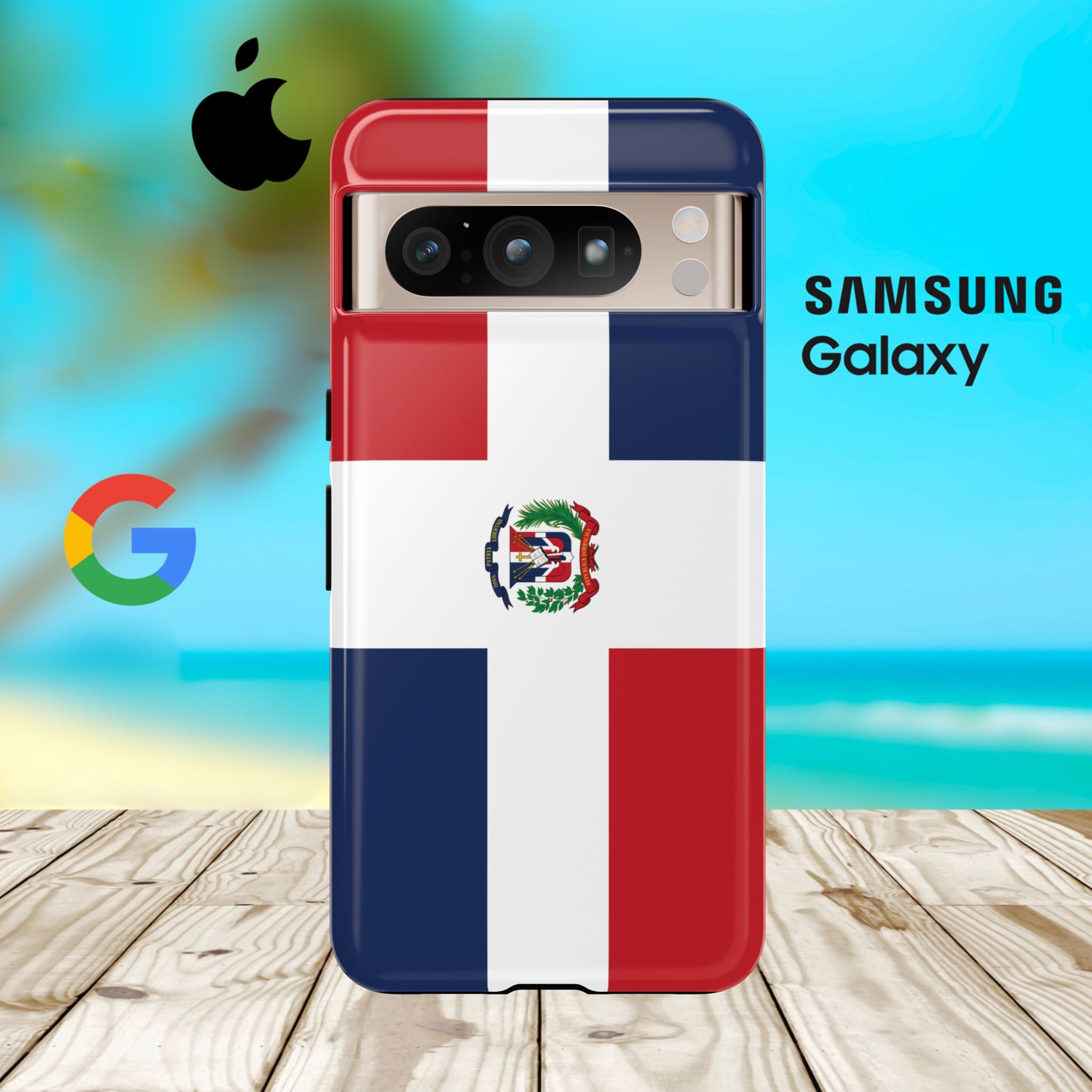 Dominican Republic Tough Phone Case - Irie Blues Boutique