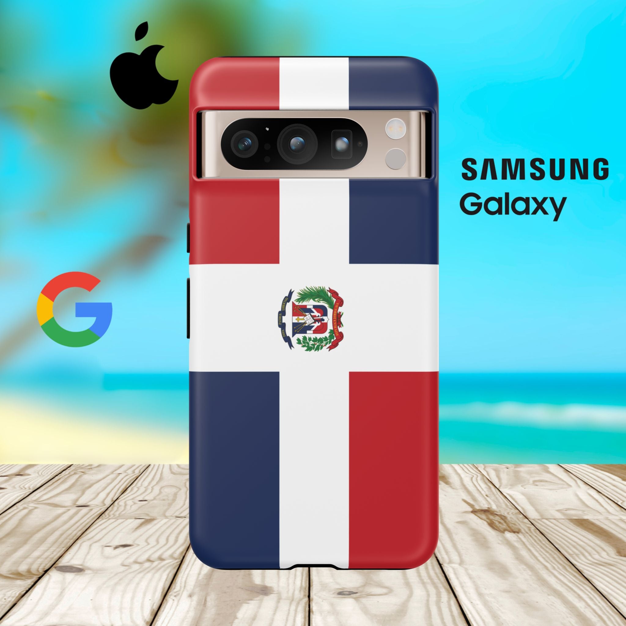 Dominican Republic Tough Phone Case - Irie Blues Boutique