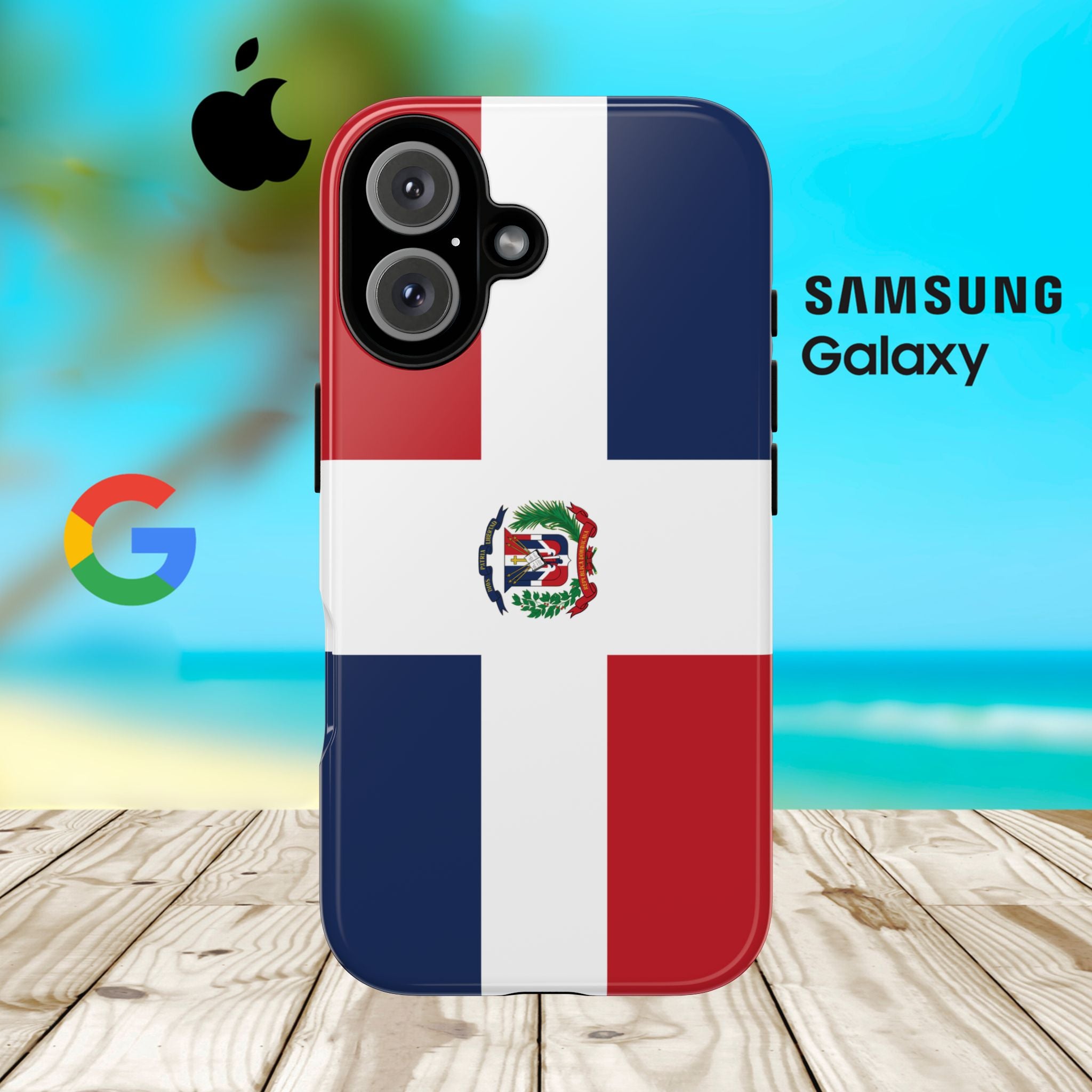 Dominican Republic Tough Phone Case - Irie Blues Boutique