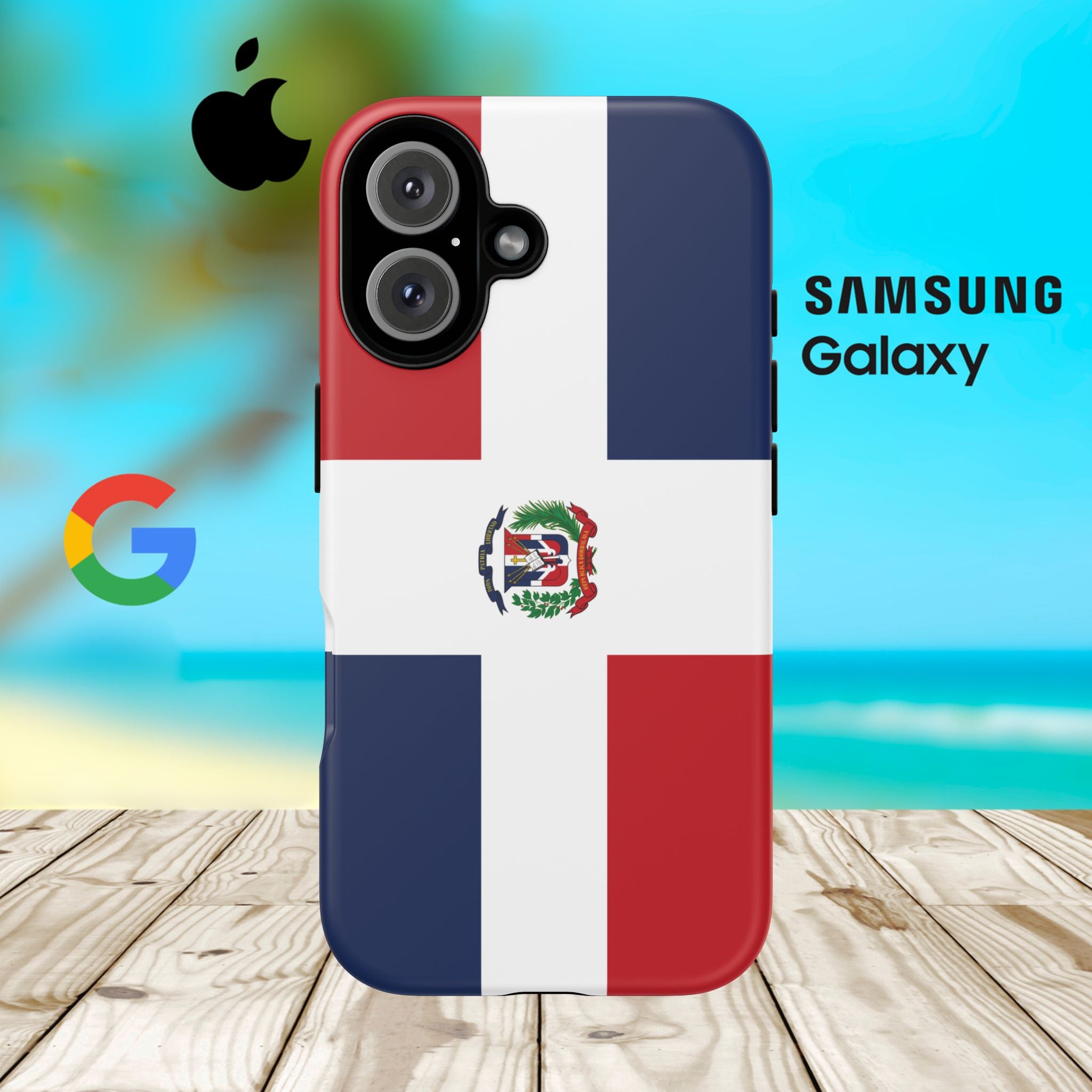 Dominican Republic Tough Phone Case - Irie Blues Boutique