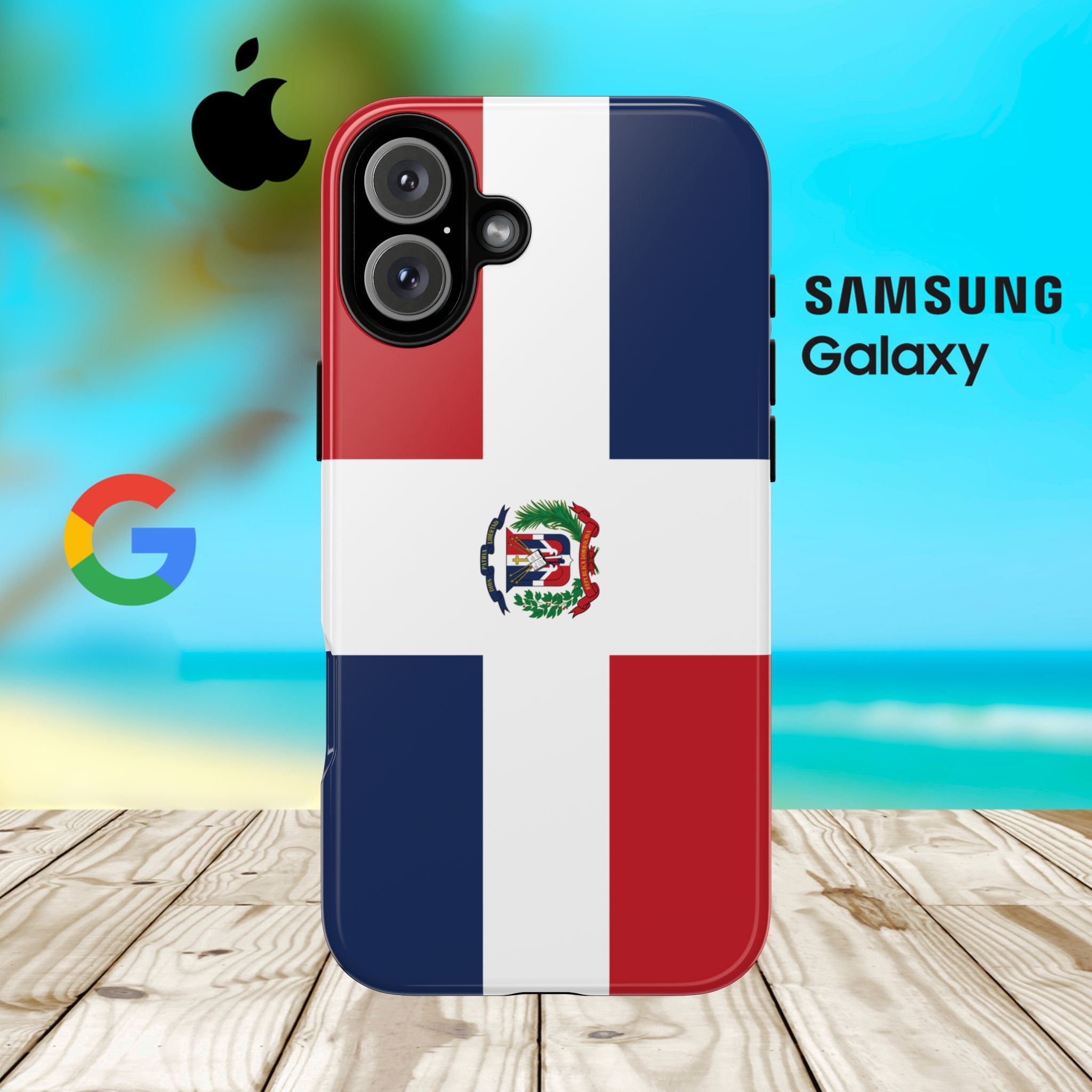 Dominican Republic Tough Phone Case - Irie Blues Boutique