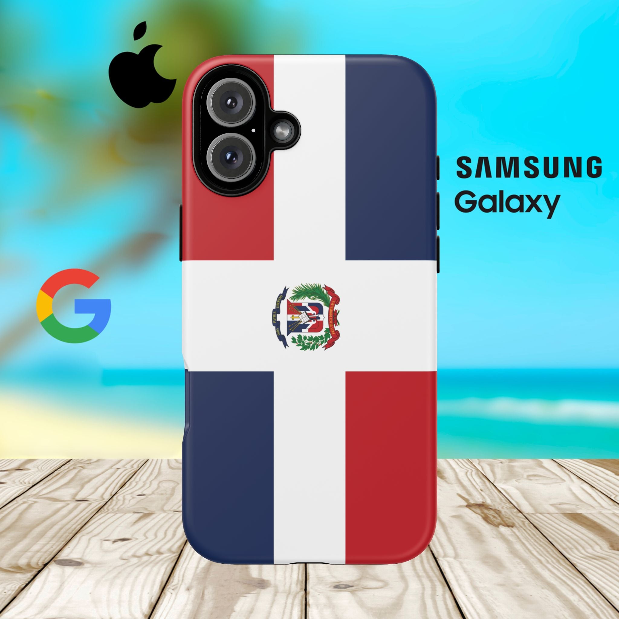 Dominican Republic Tough Phone Case - Irie Blues Boutique