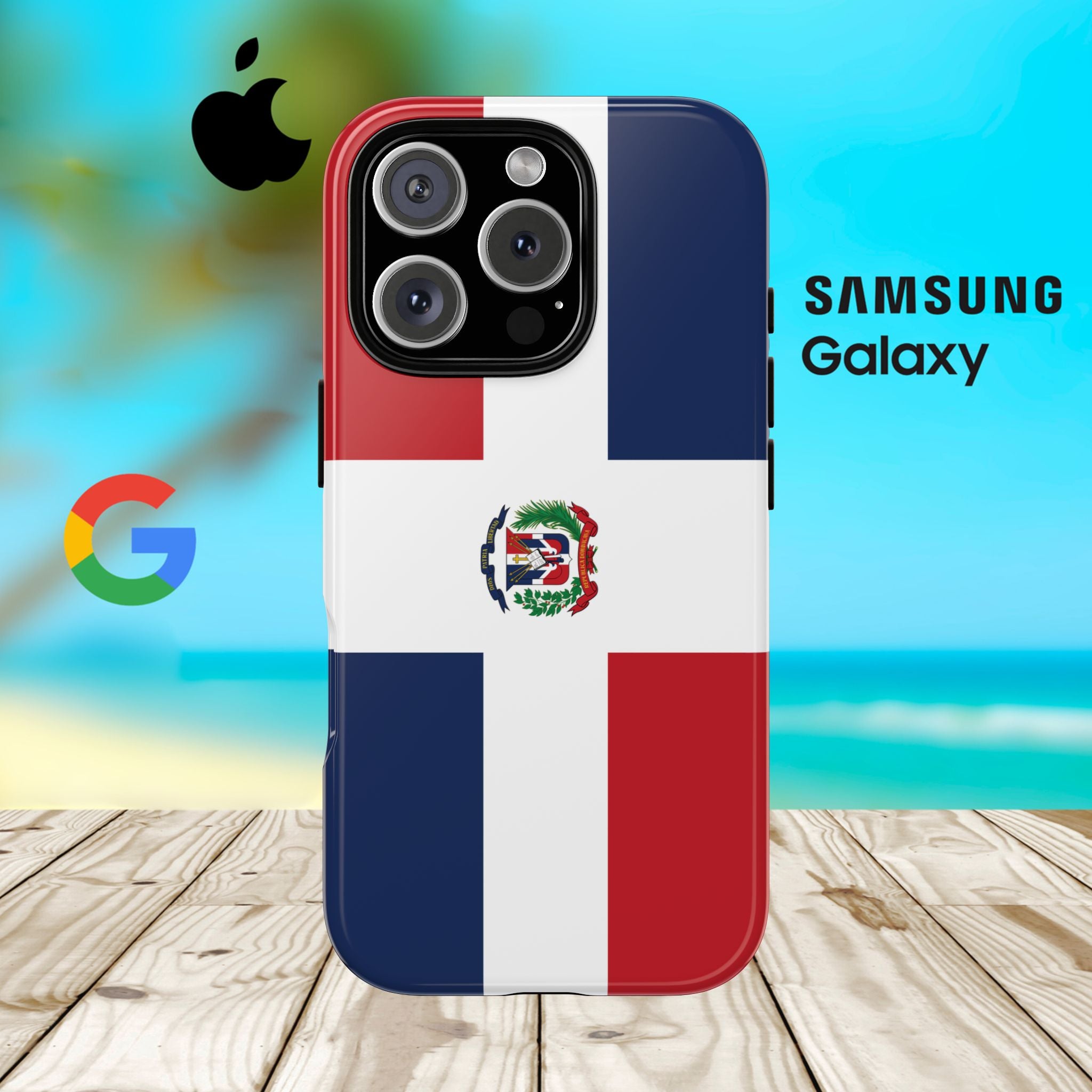 Dominican Republic Tough Phone Case - Irie Blues Boutique