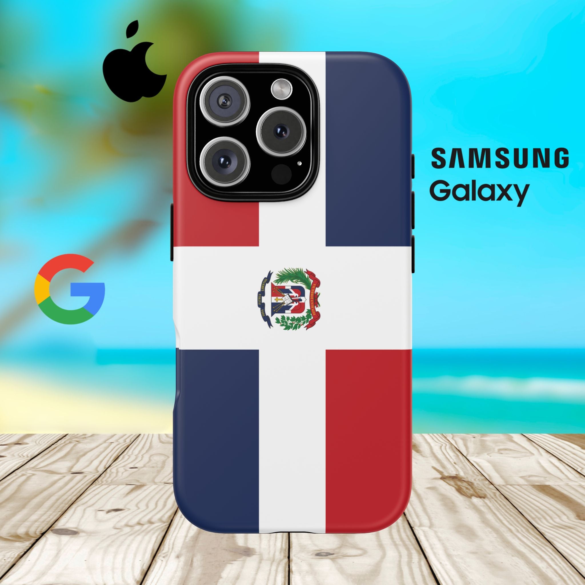 Dominican Republic Tough Phone Case - Irie Blues Boutique